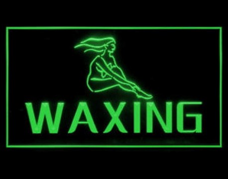 WAXING Women Salon Beauty LED Neon Sign